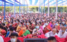 রত্নাংকুর বনবিহারে ২৩তম কঠিন চীবর দান অনুষ্ঠিত