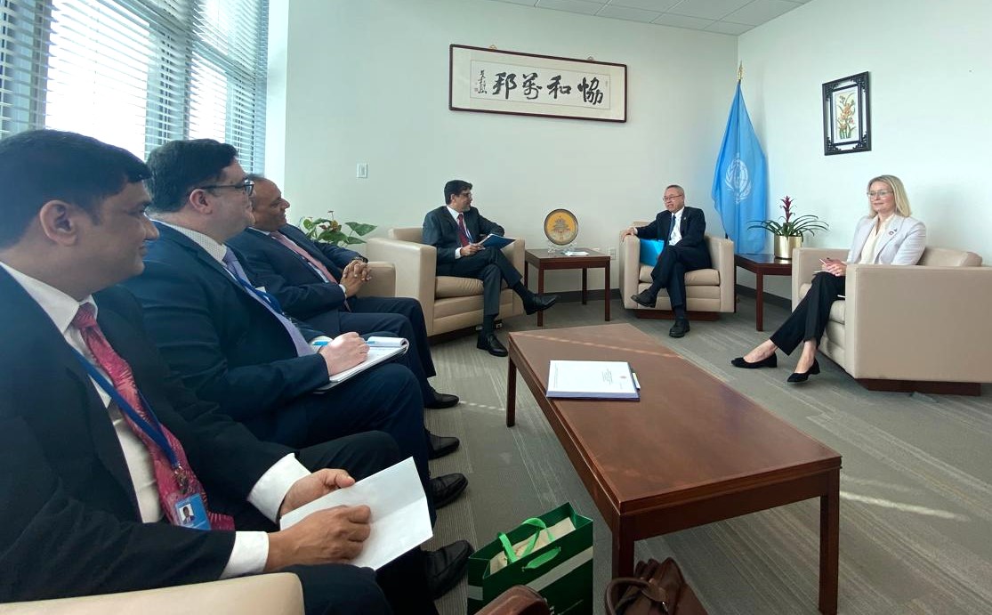 নিউইয়র্কে জাতিসংঘের অর্থনৈতিক ও জলবায়ু বিষয় সংশ্লিষ্ট উচ্চ-পর্যায়ের কর্মকর্তাদের সঙ্গে বাংলাদেশ পররাষ্ট্র সচিবের বৈঠক