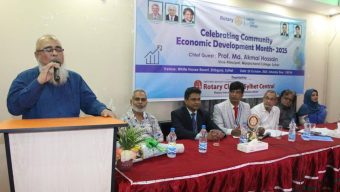 রোটারি ক্লাব একটি মানবিক প্রতিষ্ঠান— সিলেট সেন্ট্রালের সভায় প্রফেসর মো. আকমল হোসেন